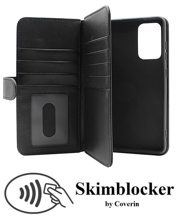 Skimblocker XL Wallet Samsung Galaxy A52 5G Svart