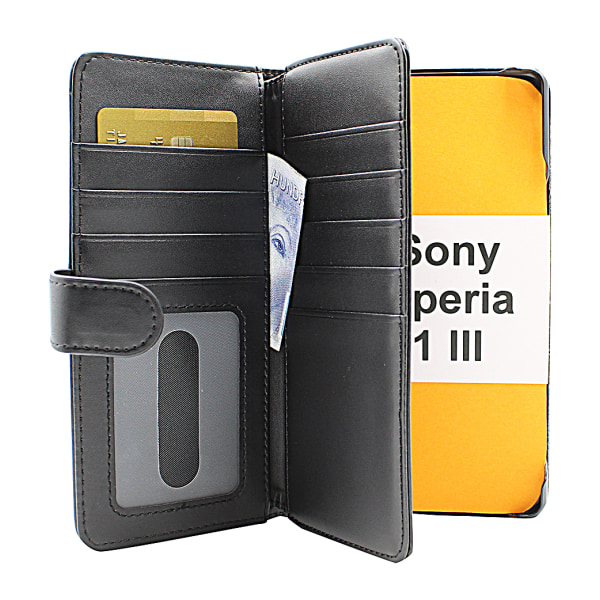 Skimblocker XL Wallet Sony Xperia 1 III (XQ-BC52) Hotpink