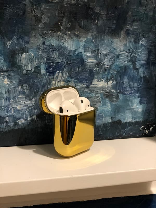 Apple AirPods Metallic Case Guld