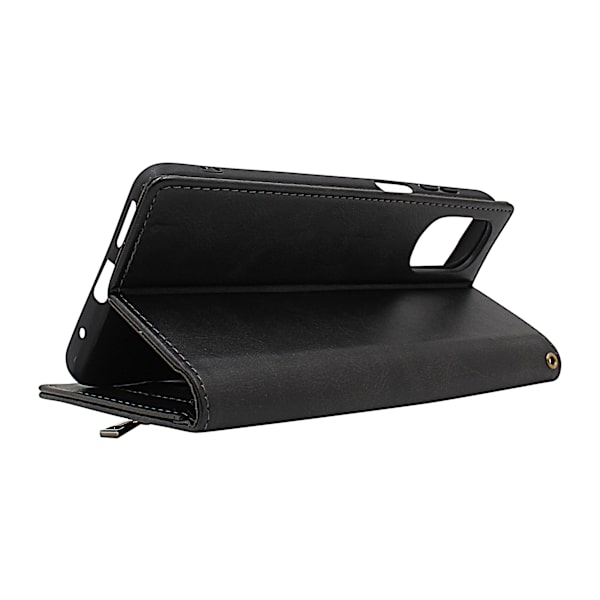 Zipper Standcase Wallet Motorola Moto E32s Brun