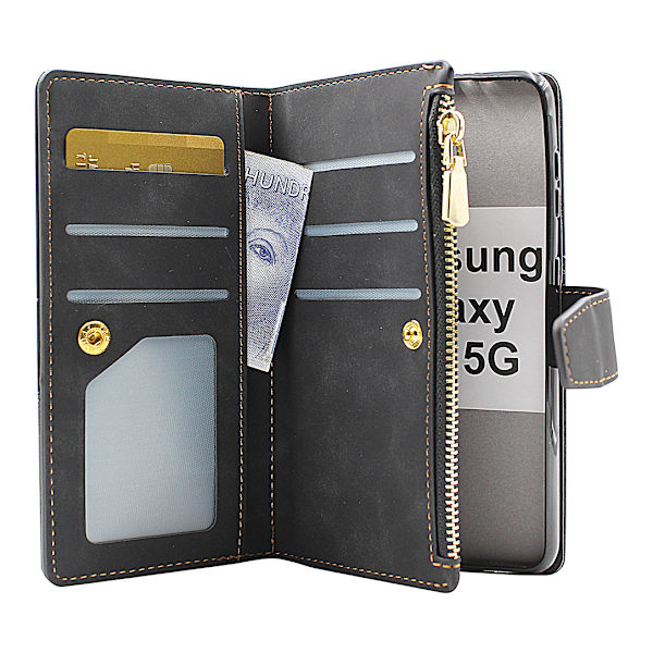 XL Standcase Lyxfodral Samsung Galaxy S21 5G (SM-G991B) Svart