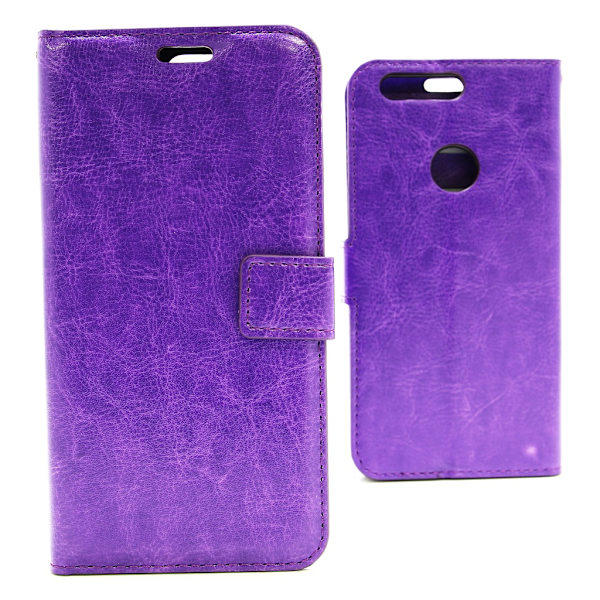 Crazy Horse Wallet Huawei Honor 8 Lila