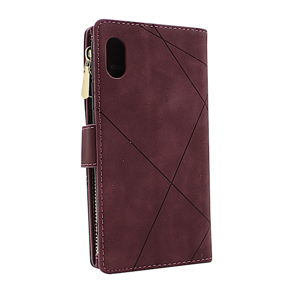 XL Standcase Lyxfodral iPhone X/Xs Marinblå