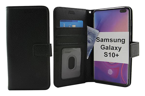 Standcase Wallet Samsung Galaxy S10+ (G975F) Svart