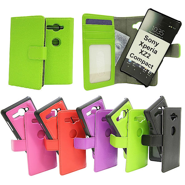 Magnet Wallet Sony Xperia XZ2 Compact (H8324) Hotpink