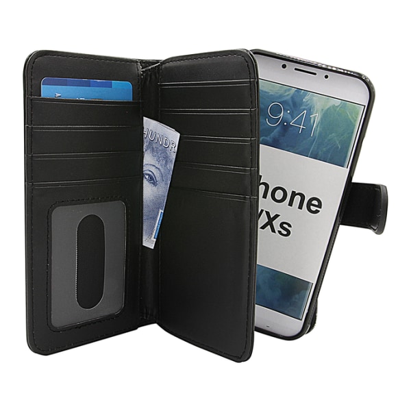 Skimblocker XL Magnet Wallet iPhone X/Xs Svart