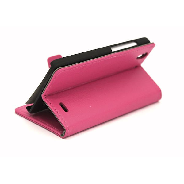Standcase wallet Huawei Ascend G630 Hotpink