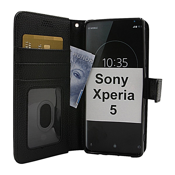 New Standcase Wallet Sony Xperia 5 Hotpink