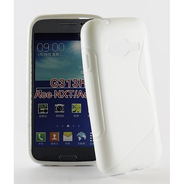 S-Line skal Samsung Galaxy Trend 2 / 2 LITE (G313H/G318H) Vit