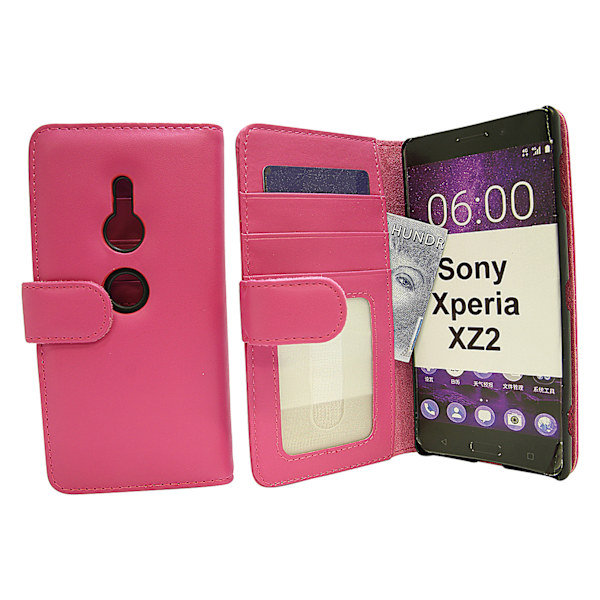 Plånboksfodral Sony Xperia XZ2 (H8266) Hotpink