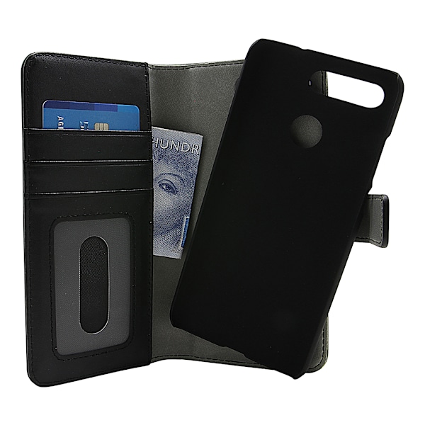 Skimblocker Magnet Wallet Huawei Honor View 20 Svart