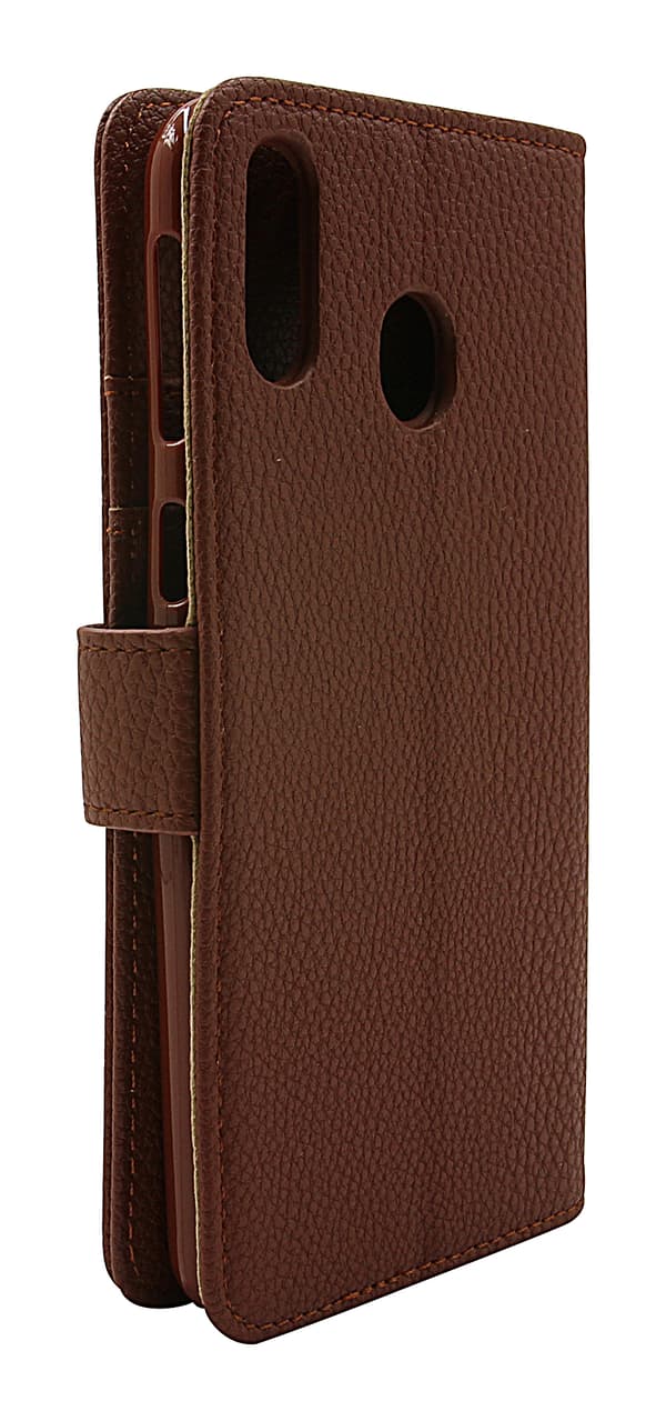 New Standcase Wallet Samsung Galaxy M20 (M205F) Brun