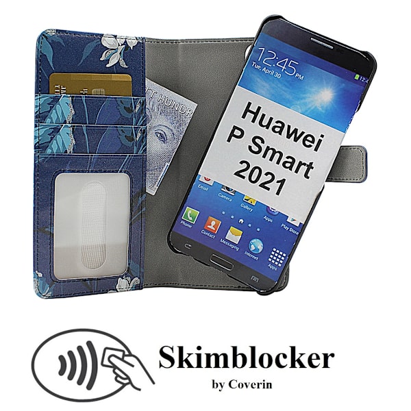 Skimblocker Magnet Designwallet Huawei P Smart 2021