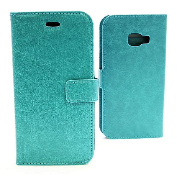 Crazy Horse Wallet Samsung Galaxy A5 2017 (A520F) Turkos