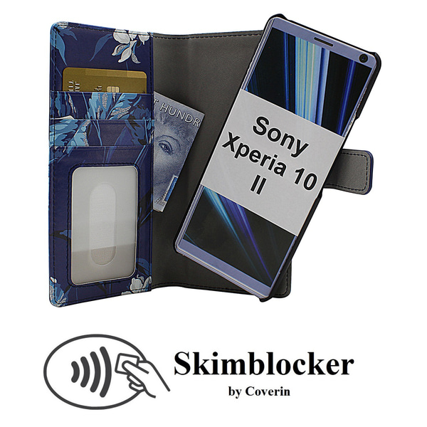 Skimblocker Magnet Designwallet Sony Xperia 10 II