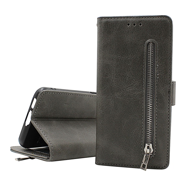 Zipper Standcase Wallet Samsung Galaxy S23 FE 5G Grå