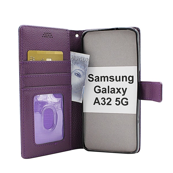New Standcase Wallet Samsung Galaxy A32 5G (SM-A326B) Svart