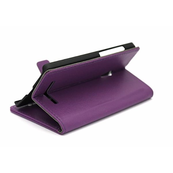 Standcase Wallet Asus Zenfone 5 Lila