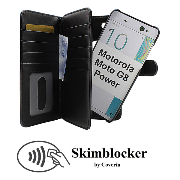 Skimblocker XL Magnet Wallet Motorola Moto G8 Power