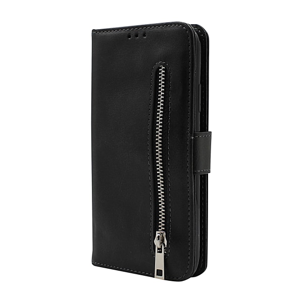 Zipper Standcase Wallet iPhone 14 Pro (6.1) Grå