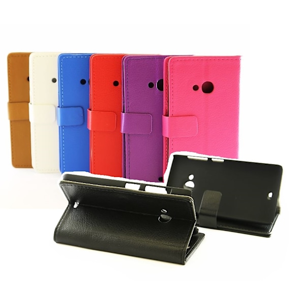 Standcase Wallet Microsoft Lumia 535 Röd