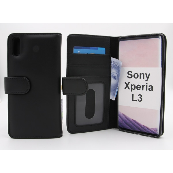 Skimblocker Plånboksfodral Sony Xperia L3 Ljusblå
