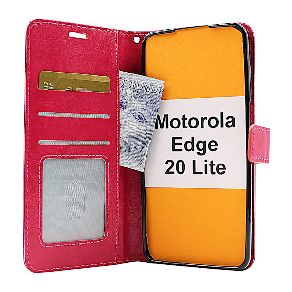 Crazy Horse Wallet Motorola Edge 20 Lite Turkos