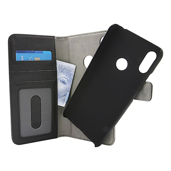 Skimblocker Magnet Wallet Huawei Y6s Svart