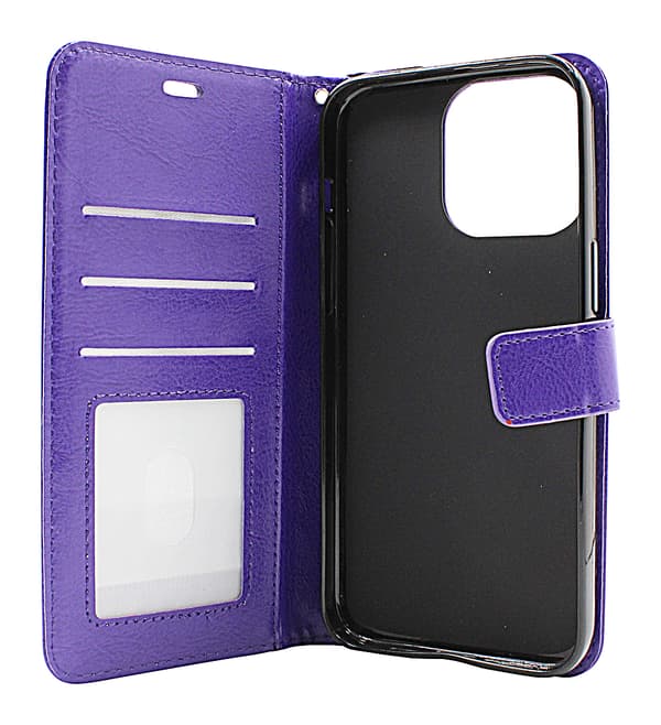 Crazy Horse Wallet iPhone 15 Pro Max Grön
