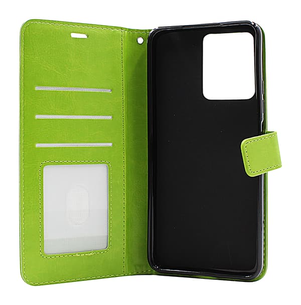 Crazy Horse Wallet Xiaomi Redmi Note 12 Turkos