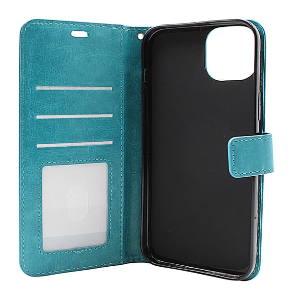 Crazy Horse Wallet iPhone 15 Plus Turkos
