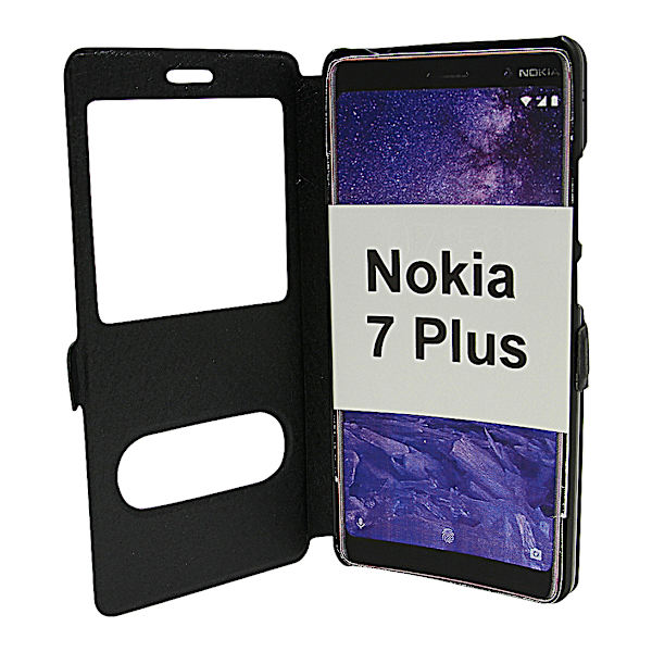 Flipcase Nokia 7 Plus Svart