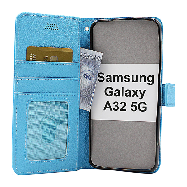 New Standcase Wallet Samsung Galaxy A32 5G (SM-A326B) Svart