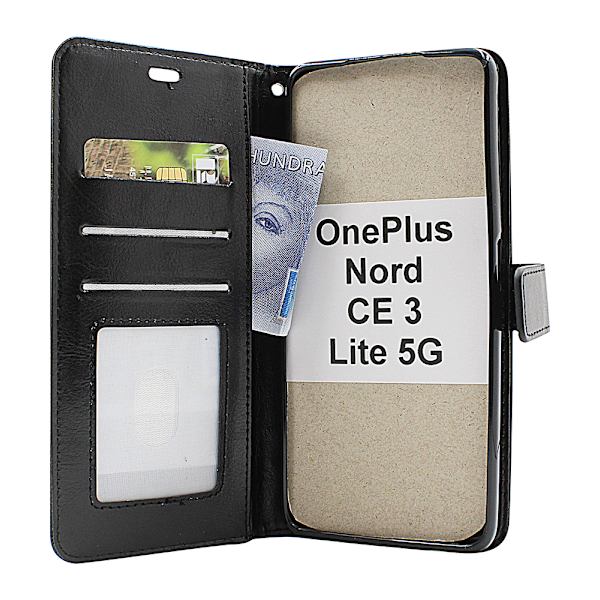 Crazy Horse Wallet OnePlus Nord CE 3 Lite 5G Svart