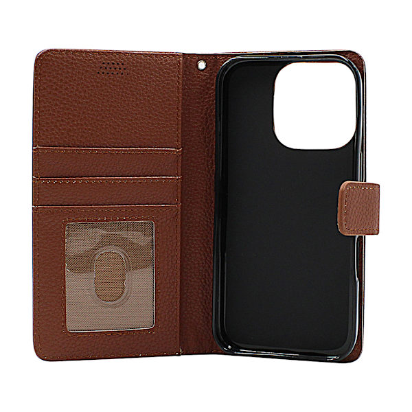 New Standcase iPhone 16 Pro Plånboksfodral Ljusblå