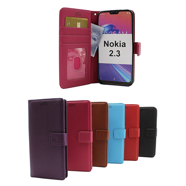 New Standcase Wallet Nokia 2.3 (Svart) Svart