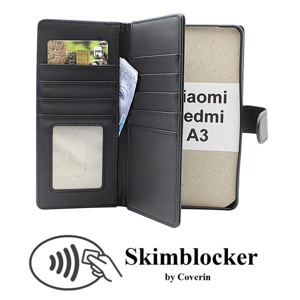 Skimblocker Xiaomi Redmi A3 XL Plånboksfodral