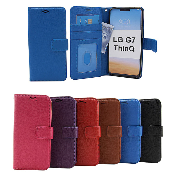 New Standcase Wallet LG G7 ThinQ (G710M) Svart