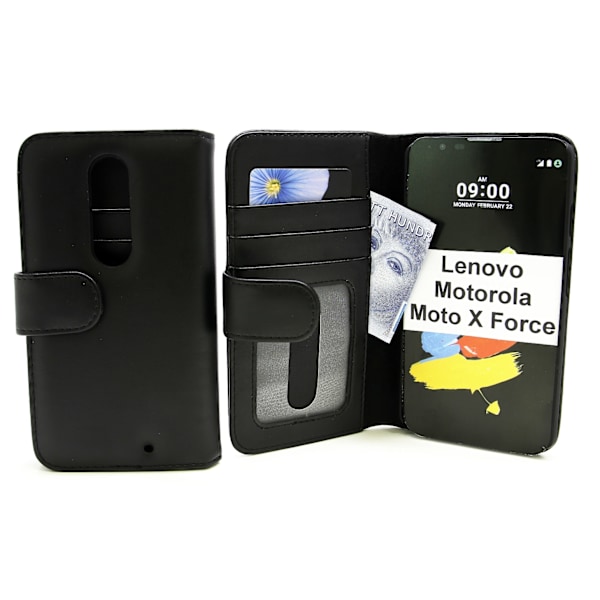 Plånboksfodral Lenovo Motorola Moto X Force Svart