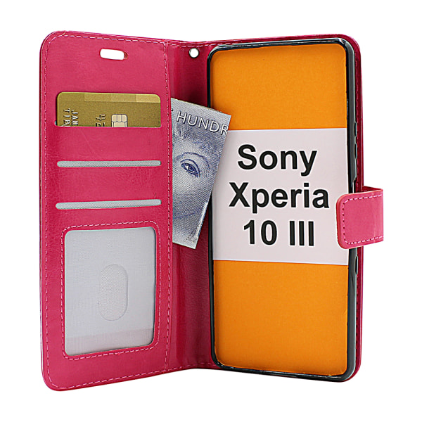 Crazy Horse Wallet Sony Xperia 10 III (XQ-BT52) Brun