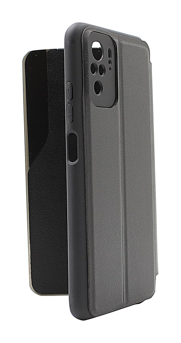 Smart Flip Cover Xiaomi Redmi Note 10 Marinblå