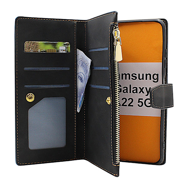 XL Standcase Lyxfodral Samsung Galaxy A22 5G (SM-A226B) Lila
