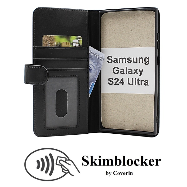 Skimblocker Plånboksfodral Samsung Galaxy S24 Ultra 5G