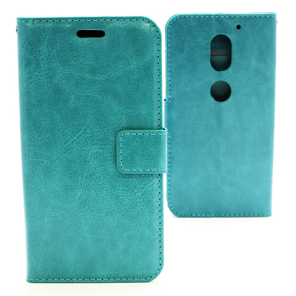 Crazy Horse Wallet Lenovo Motorola Moto E3 / 3rd generation Turkos