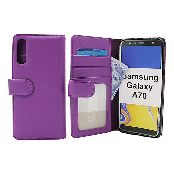 Skimblocker Plånboksfodral Samsung Galaxy A70 (A705F/DS) Lila