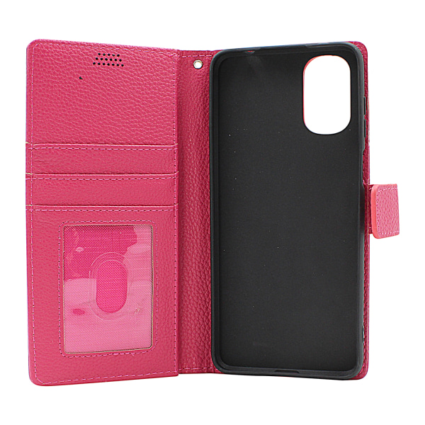 New Standcase Wallet Motorola Moto G22 Brun