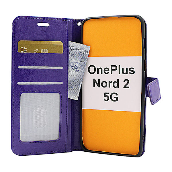Crazy Horse Wallet OnePlus Nord 2 5G Brun