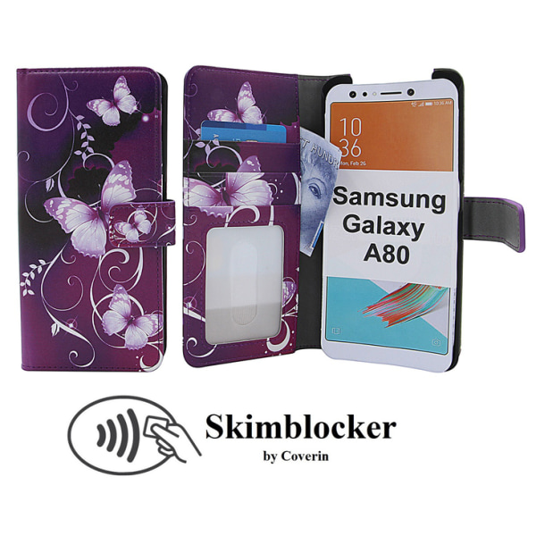 Skimblocker Magnet Designwallet Samsung Galaxy A80 (A805F)