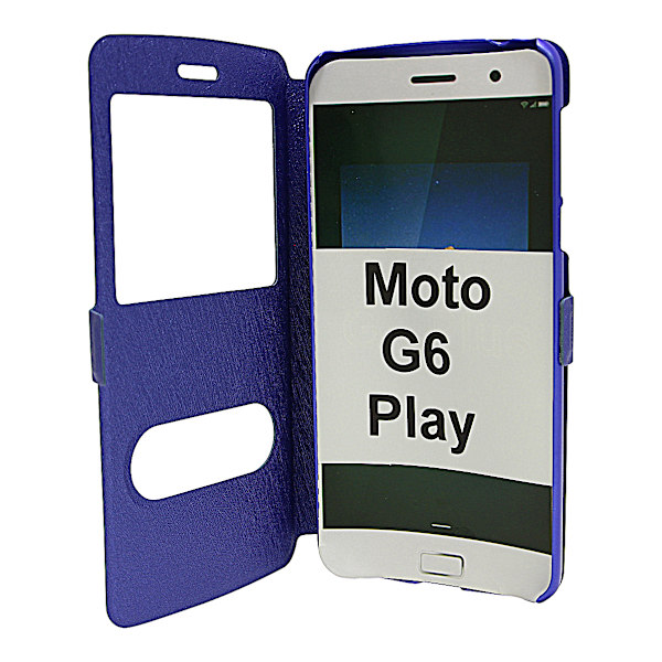 Flipcase Motorola Moto G6 Play Blå