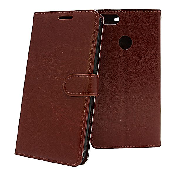Crazy Horse Wallet Xiaomi Mi A1 Brun